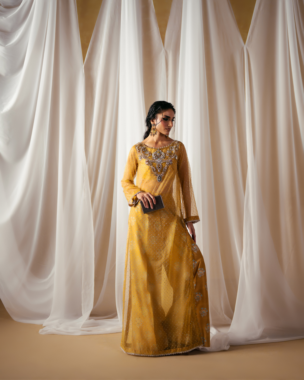 Vasal | Zyra Luxe Pret 26 | Golden Dusk - Pakistani Designer Dress - by Vasal - Type : Ladies Clothes - 100% Original at Saira Sultan