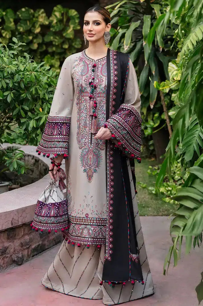 Jazmin | Dastaan Luxury Winter 23 | D7 - Pakistani Designer Dress - by Jazmin | Type: Luxury - 100% Original at Saira Sultan