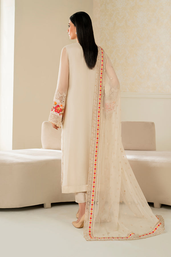 Baroque | Luxury Pret 25 | EMBROIDERED CHIFFON PR-1145 - Pakistani Designer Dress - by Baroque - Type : Ladies Clothes - 100% Original at Saira Sultan