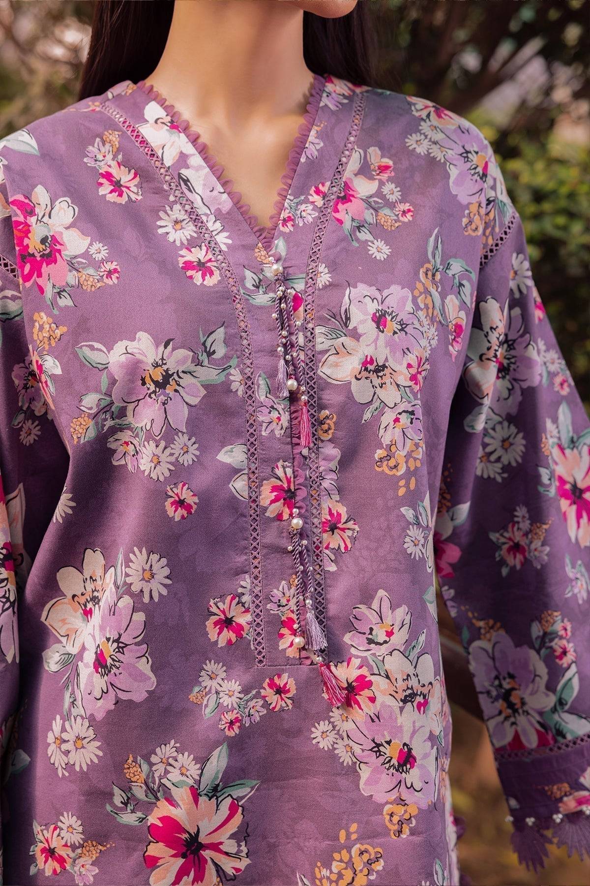 Alizeh | Sheen Lawn Prints 24 | INDIGO - Pakistani Designer Dress - by Alizeh | Type: Casuals - 100% Original at Saira Sultan