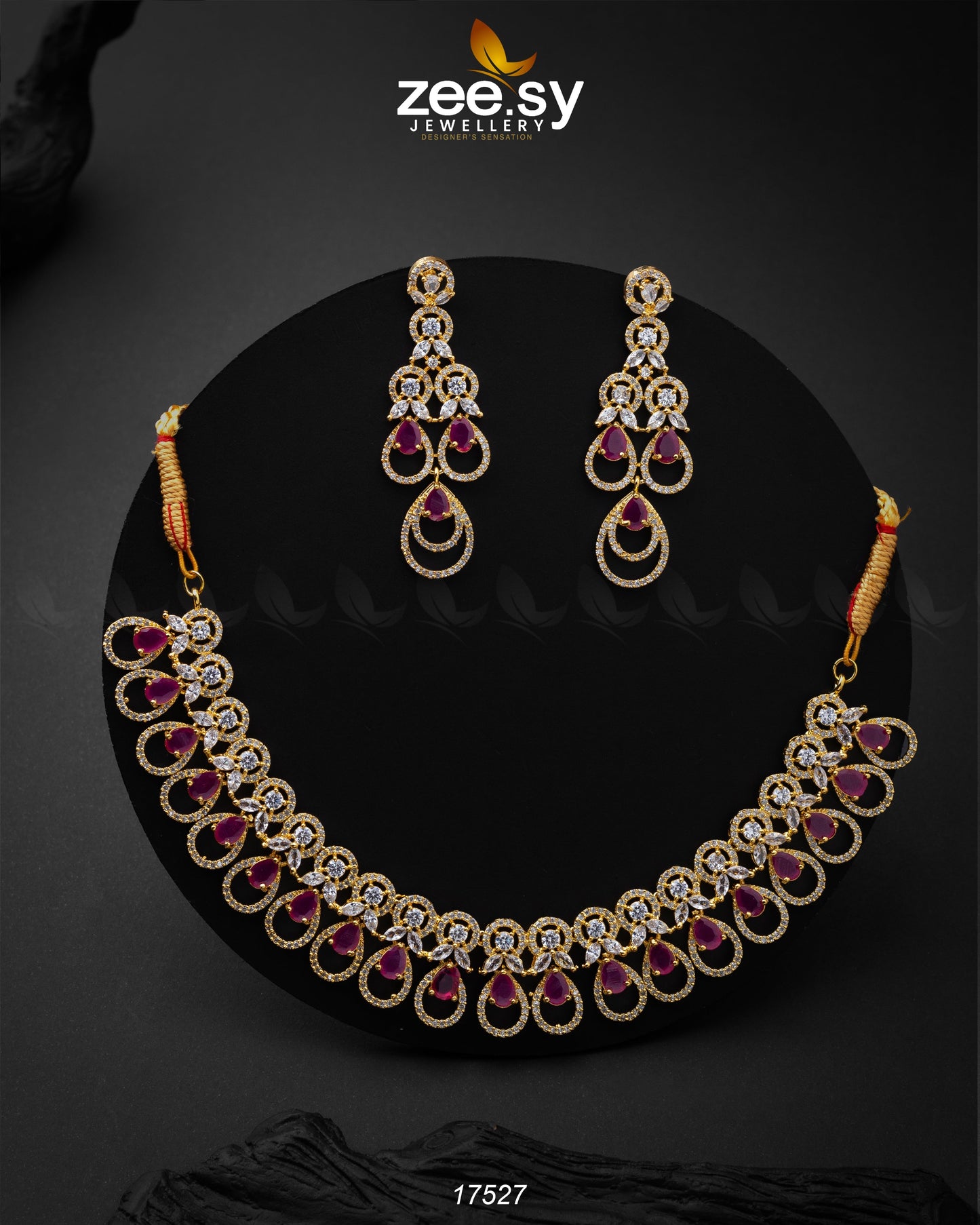 Intricate Necklace Ruby