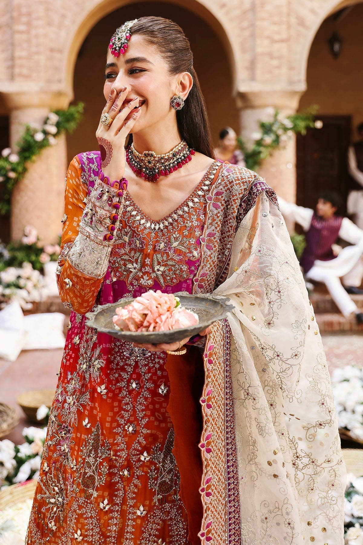 Nureh | Jhoomro Wedding Formals | NL-66 BANO - Pakistani Designer Dress - by Nureh | Type: Bridal - 100% Original at Saira Sultan
