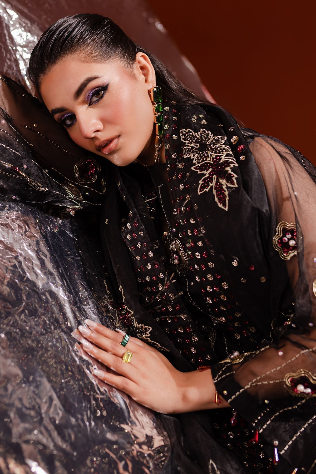 Nureh | Tiny Twinkles | NP-485 - Pakistani Designer Dress - by Nureh | Type: Formal - 100% Original at Saira Sultan