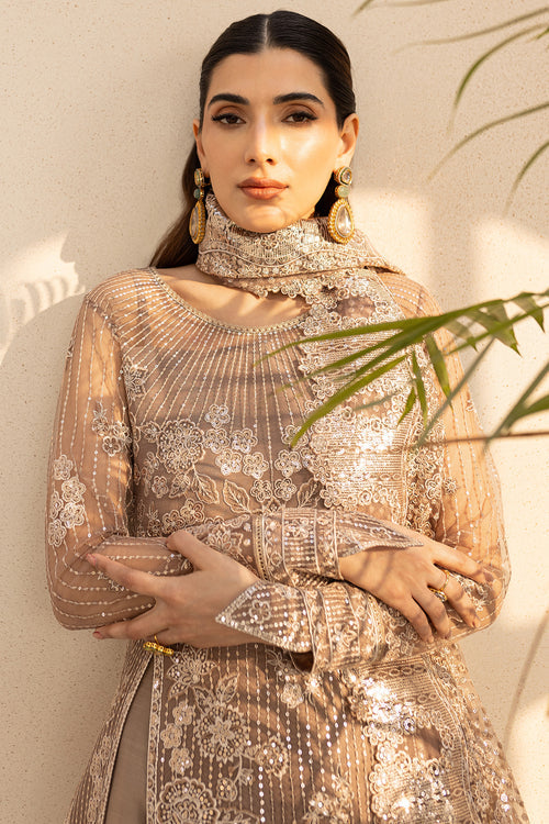 Farasha | Lu Zella Premium Formals 25 | Misty Grace - Pakistani Designer Dress - by Farasha - Type : Ladies Clothes - 100% Original at Saira Sultan