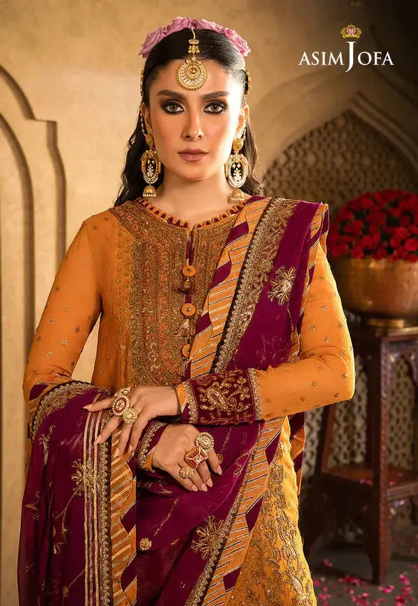 Asim Jofa | Velvet Festive 23 | AJVF-07 - Pakistani Designer Dress - by Asim Jofa | Type: Formal - 100% Original at Saira Sultan