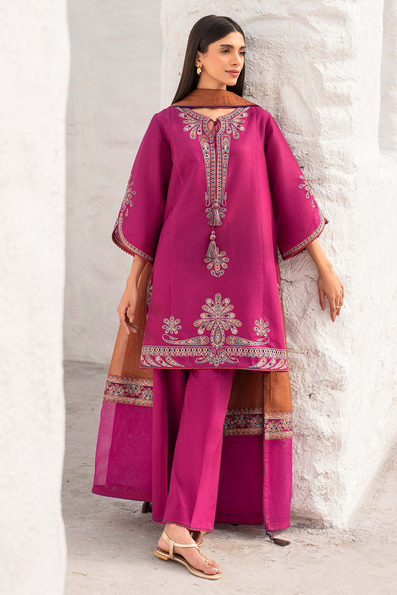 Jazmin | Summer Lawn 25 | USE-9114 XS Magenta Lawn