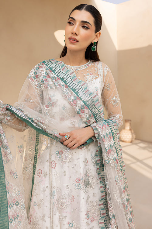 Farasha | Lu Zella Premium Formals 25 | Moonlight Mist - Pakistani Designer Dress - by Farasha - Type : Ladies Clothes - 100% Original at Saira Sultan