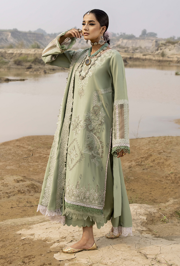 Humdum I Sierra Wool I Sierra-D02 - Pakistani Designer Dress - by Humdum - Type : Ladies Clothes - 100% Original at Saira Sultan