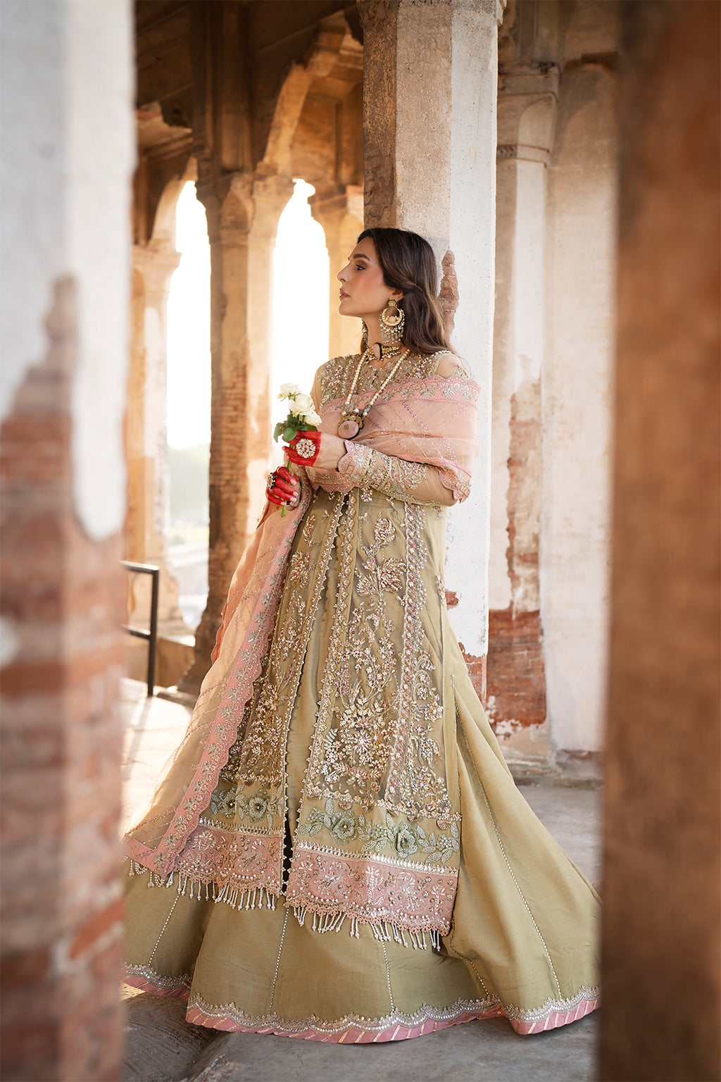 AJR Couture | Luxury Formals 24 | Zyva L Coral Gold Net
