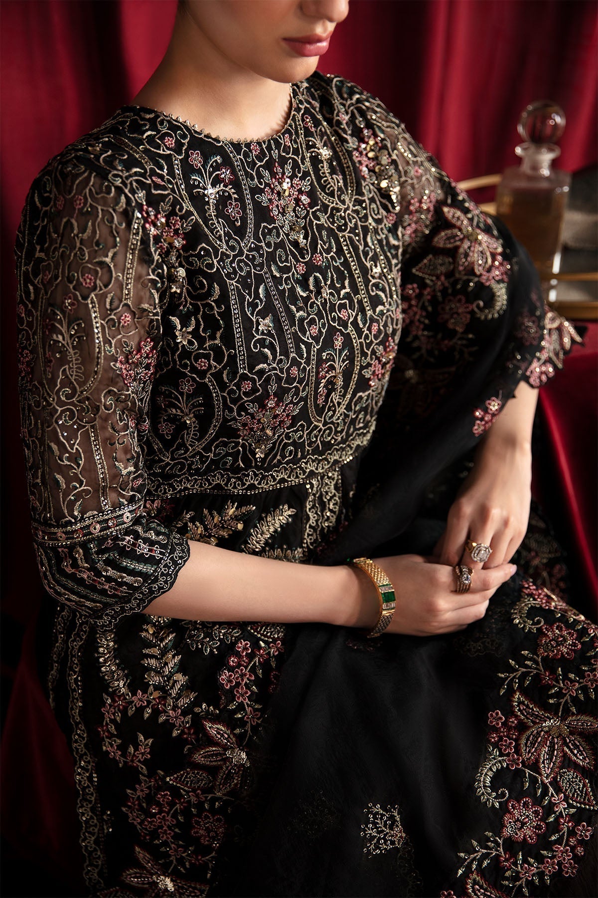 Nureh | Elanora Formal 24 | ROSE - Pakistani Designer Dress - by Nureh | Type: Formal - 100% Original at Saira Sultan