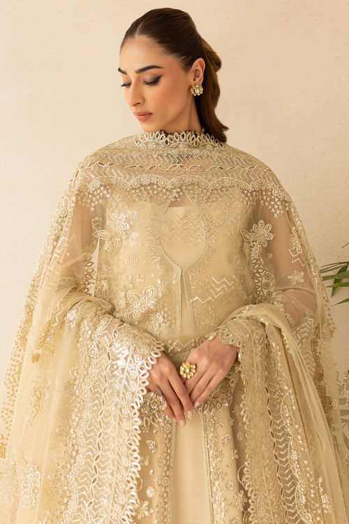 Farasha | Lu Zella Premium Formals 25 | Golden Aura - Pakistani Designer Dress - by Farasha - Type : Ladies Clothes - 100% Original at Saira Sultan