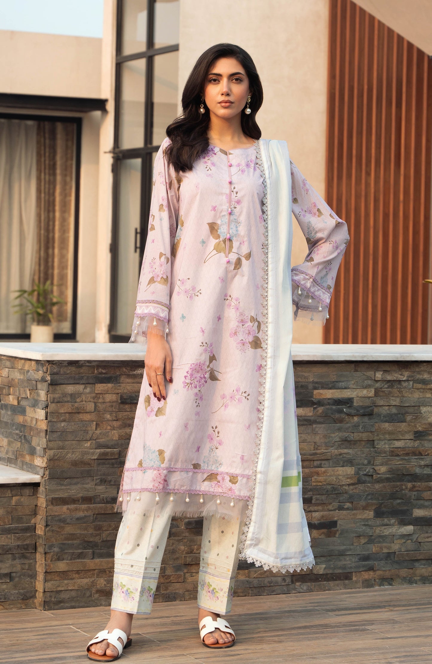 Alzohaib | Premium Prints 25 | AZP-25-07 XS Lavender Pinocchio Digital Printed