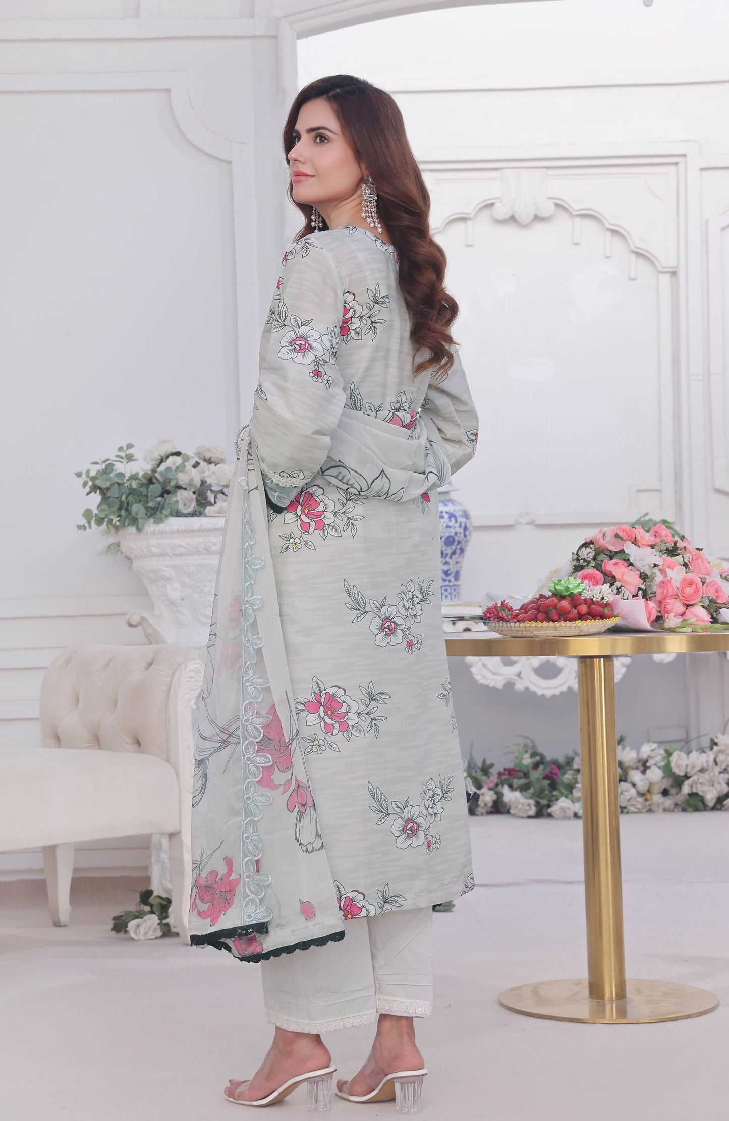 Al Zohaib | Applique Kari Cutwork Edit 25 | ACE-25-07 S Mint Organza