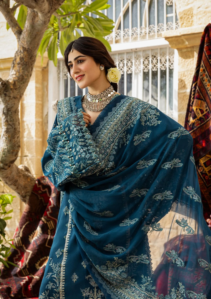 Kahf Premium | Kahf Karandi 25 |KKH-05 CYARA - Pakistani Designer Dress - by Kahf Premium - Type : Ladies Clothes - 100% Original at Saira Sultan