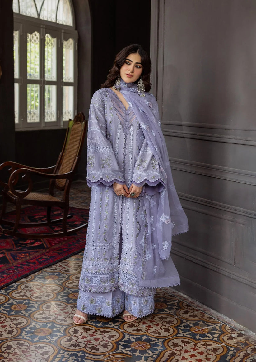 Kahf Premium | Kahf Karandi 25 | KKH-04 WISTERIA - Pakistani Designer Dress - by Kahf Premium - Type : Ladies Clothes - 100% Original at Saira Sultan