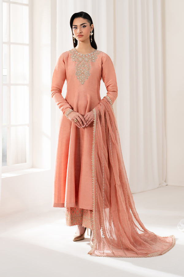 Baroque | Luxury Pret 25 | EMBROIDERED CHIFFON PR-1099 - Pakistani Designer Dress - by Baroque - Type : Ladies Clothes - 100% Original at Saira Sultan
