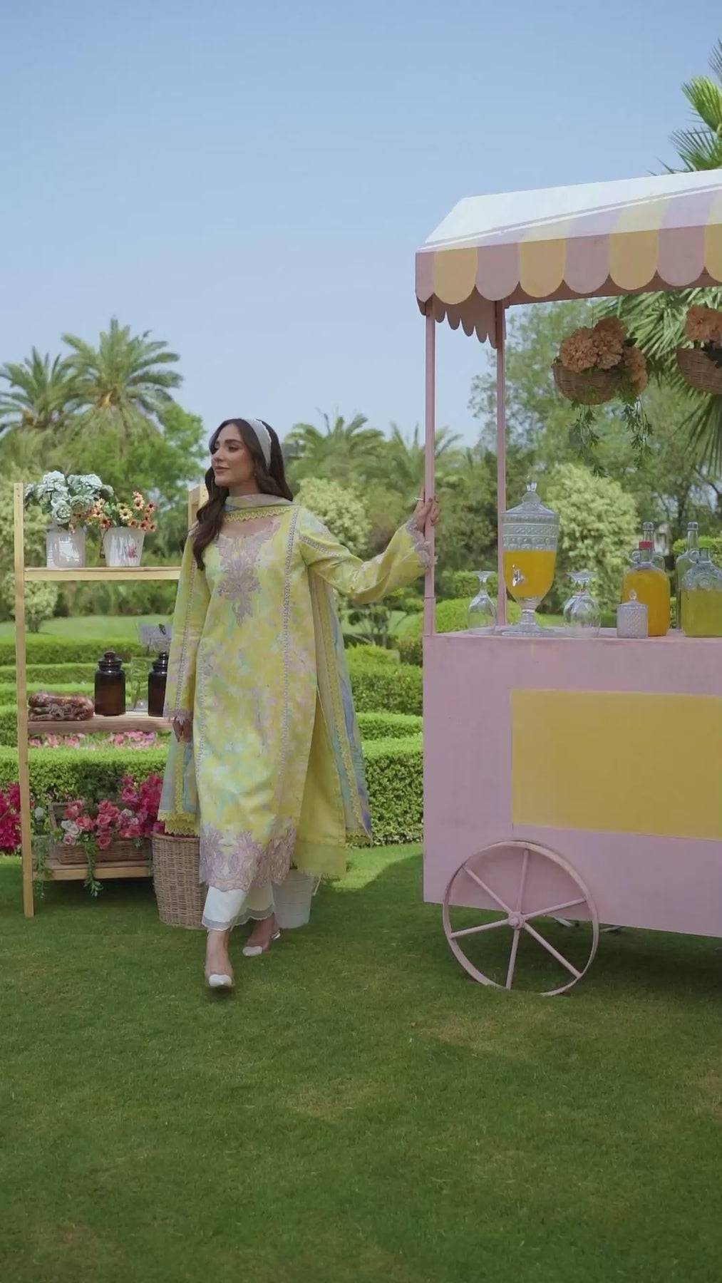 Rangrasiya | Lifestyle Summer Edit 25 |Reena - Pakistani Designer Dress - by Rangasiya | Type: Ladies Clothes - 100% Original at Saira Sultan
