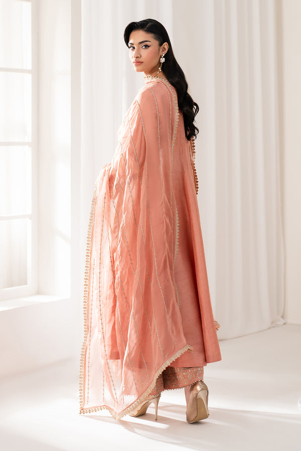 Baroque | Luxury Pret 25 | EMBROIDERED CHIFFON PR-1099 - Pakistani Designer Dress - by Baroque - Type : Ladies Clothes - 100% Original at Saira Sultan