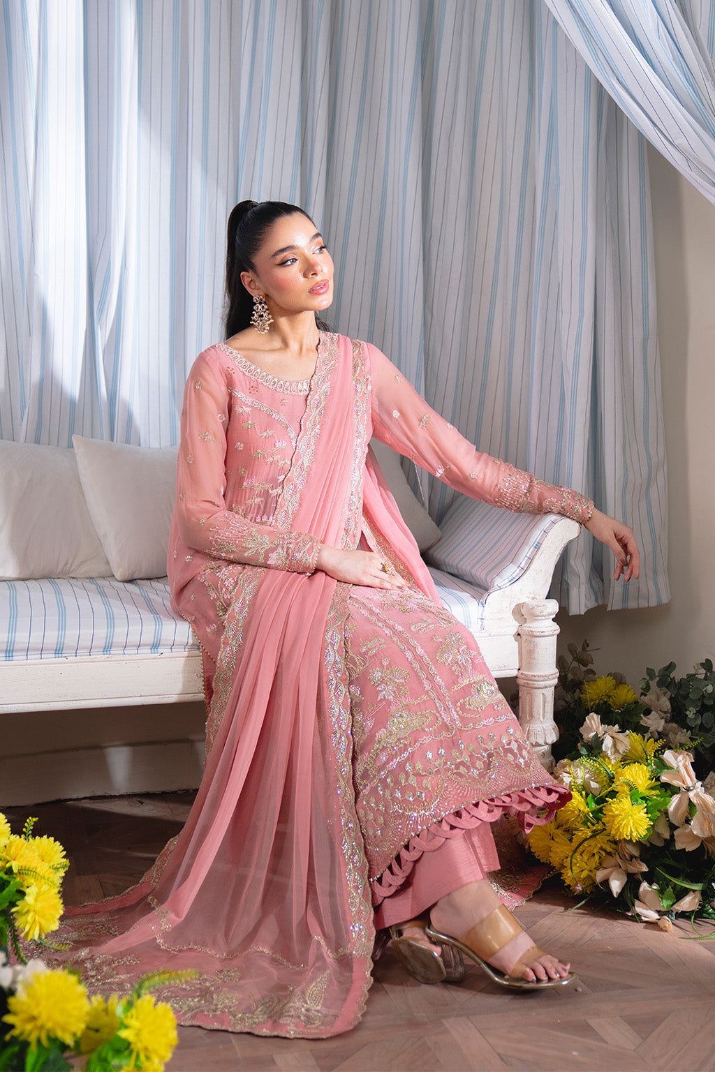 Neeshay | Dastaan Formals 25 | Gulrukh - Pakistani Designer Dress - by Neeshay - Type : Ladies Clothes - 100% Original at Saira Sultan