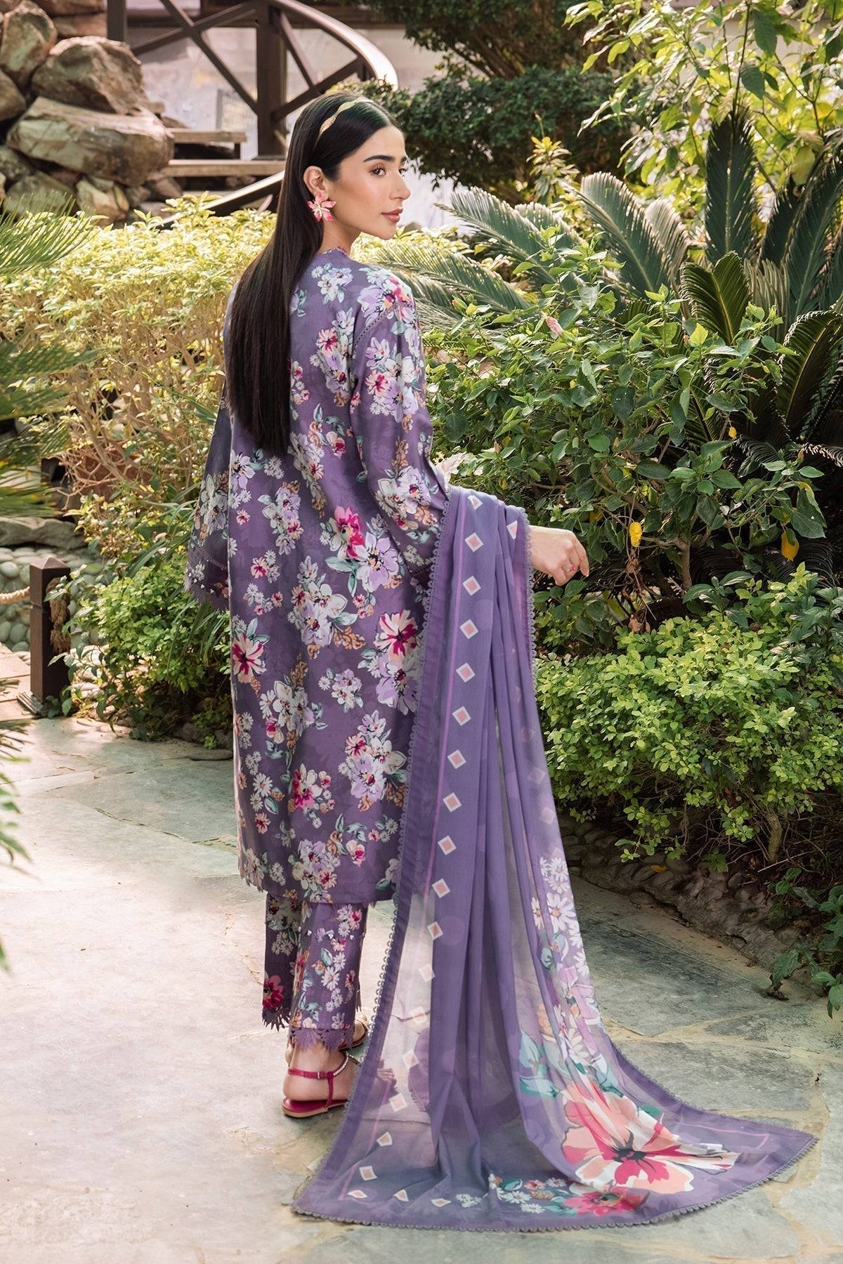 Alizeh | Sheen Lawn Prints 24 | INDIGO - Pakistani Designer Dress - by Alizeh | Type: Casuals - 100% Original at Saira Sultan