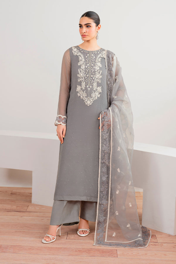 Baroque | Luxury Pret 25 | EMBROIDERED CHIFFON PR-991 - Pakistani Designer Dress - by Baroque - Type : Ladies Clothes - 100% Original at Saira Sultan