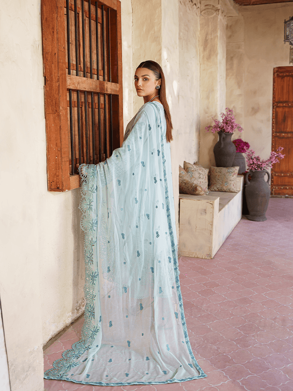 Zebtan | Zeenat Luxury Lawn Eid Collection | ZL 06 - Pakistani Designer Dress - by Zebtan | Type: Luxury - 100% Original at Saira Sultan