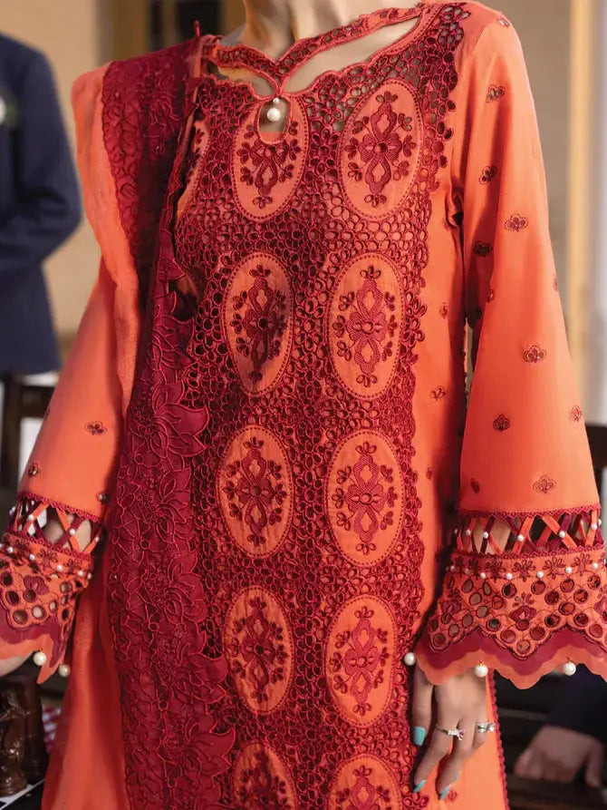 Faiza Faisal | Maya Luxury Lawn | Paula - Pakistani Designer Dress - by Faiza Faisal | Type: Luxury - 100% Original at Saira Sultan