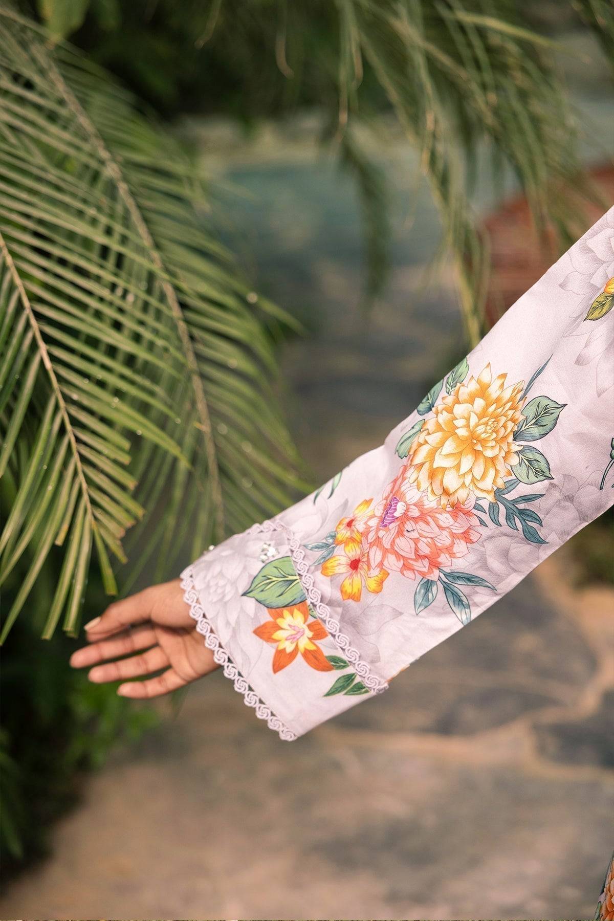 Alizeh | Sheen Lawn Prints 24 | FIONA - Pakistani Designer Dress - by Alizeh | Type: Casuals - 100% Original at Saira Sultan