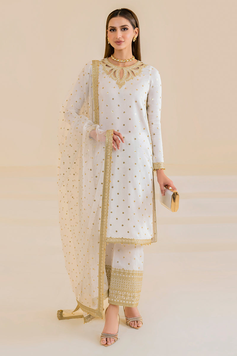 Jazmin | Formals Collection | Raw Silk UR-7020 - Pakistani Designer Dress - by Jazmin | Type: Formal - 100% Original at Saira Sultan