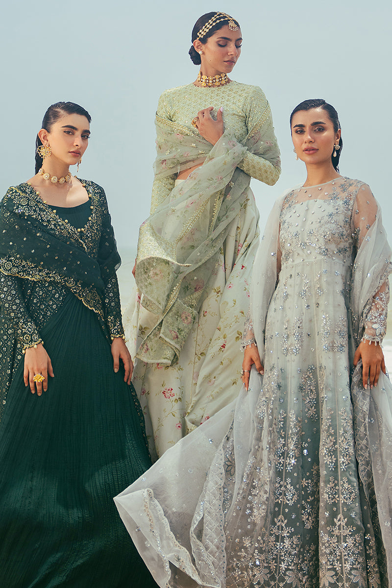 Cross Stitch | Wedding Collection 24 | SAFFRON CHARM - Pakistani Designer Dress - by Cross Stitch | Type: Formal - 100% Original at Saira Sultan