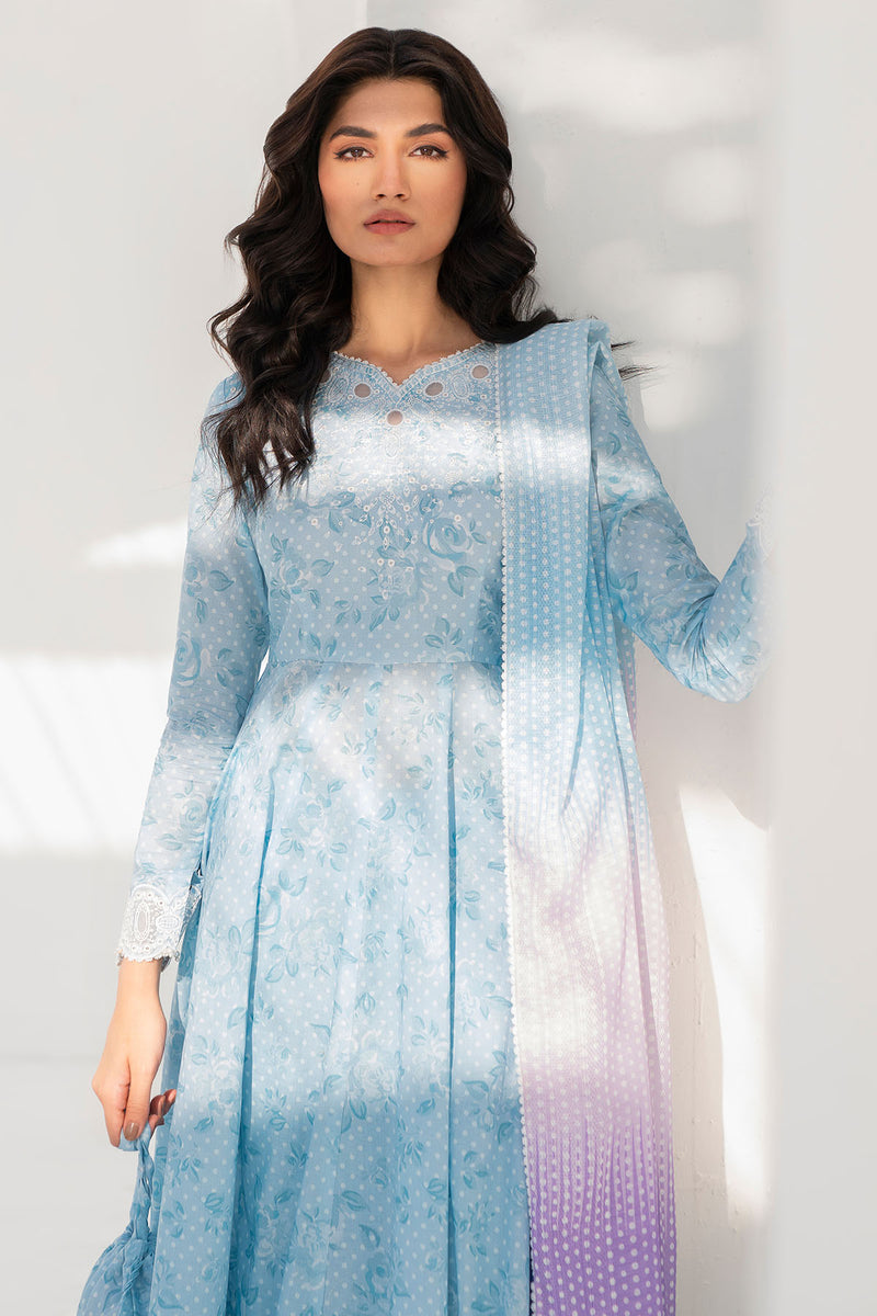 Jazmin | Summer Lawn 25 | USE-9014 M Ice Blue Lawn