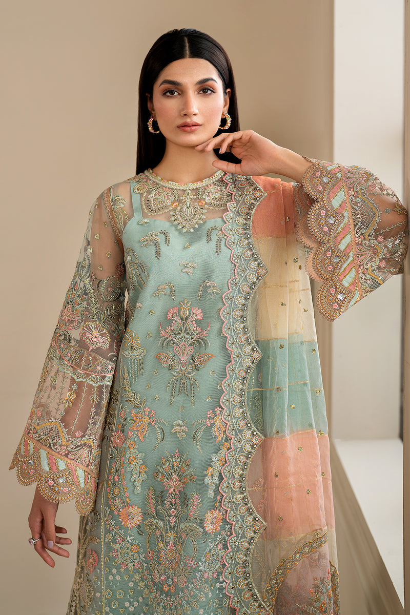 Baroque | Formal Collection | NET UF-620 XL Ice Blue Net