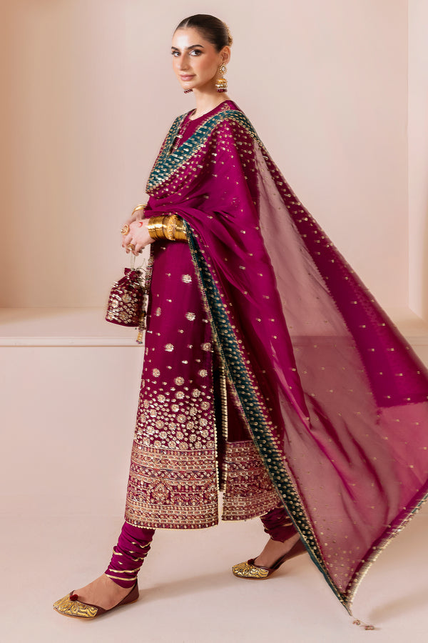 Jazmin | Chandni Velvet Formals 25 | Embroidered Velvet Formal CVF D-02 - Pakistani Designer Dress - by Jazmin - Type : Ladies Clothes - 100% Original at Saira Sultan