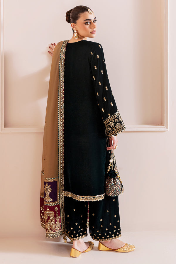 Jazmin | Chandni Velvet Formals 25 | Embroidered Velvet Formal CVF D-01 - Pakistani Designer Dress - by Jazmin - Type : Ladies Clothes - 100% Original at Saira Sultan