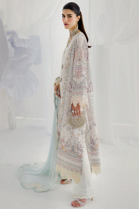Qalamkar | Luxe Silk 25 | LK-06 NELE - Pakistani Designer Dress - by Qalamkar - Type : Ladies Clothes - 100% Original at Saira Sultan