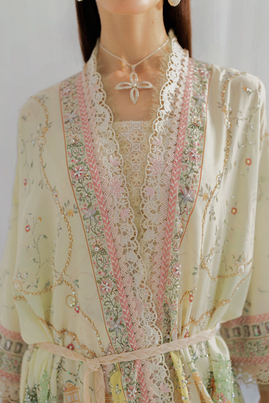 Qalamkar | Luxe Silk 25 | LK-05 ELSA - Pakistani Designer Dress - by Qalamkar - Type : Ladies Clothes - 100% Original at Saira Sultan