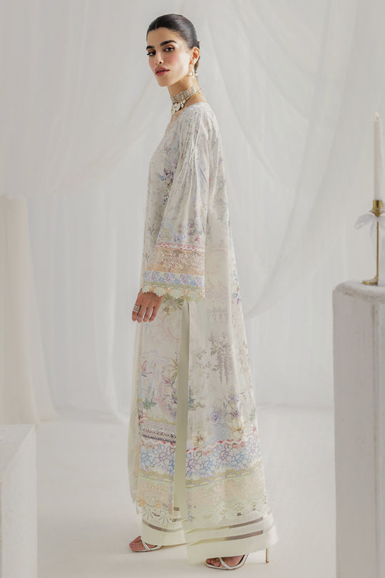 Qalamkar | Luxe Silk 25 | LK-02 ROISIN - Pakistani Designer Dress - by Qalamkar - Type : Ladies Clothes - 100% Original at Saira Sultan