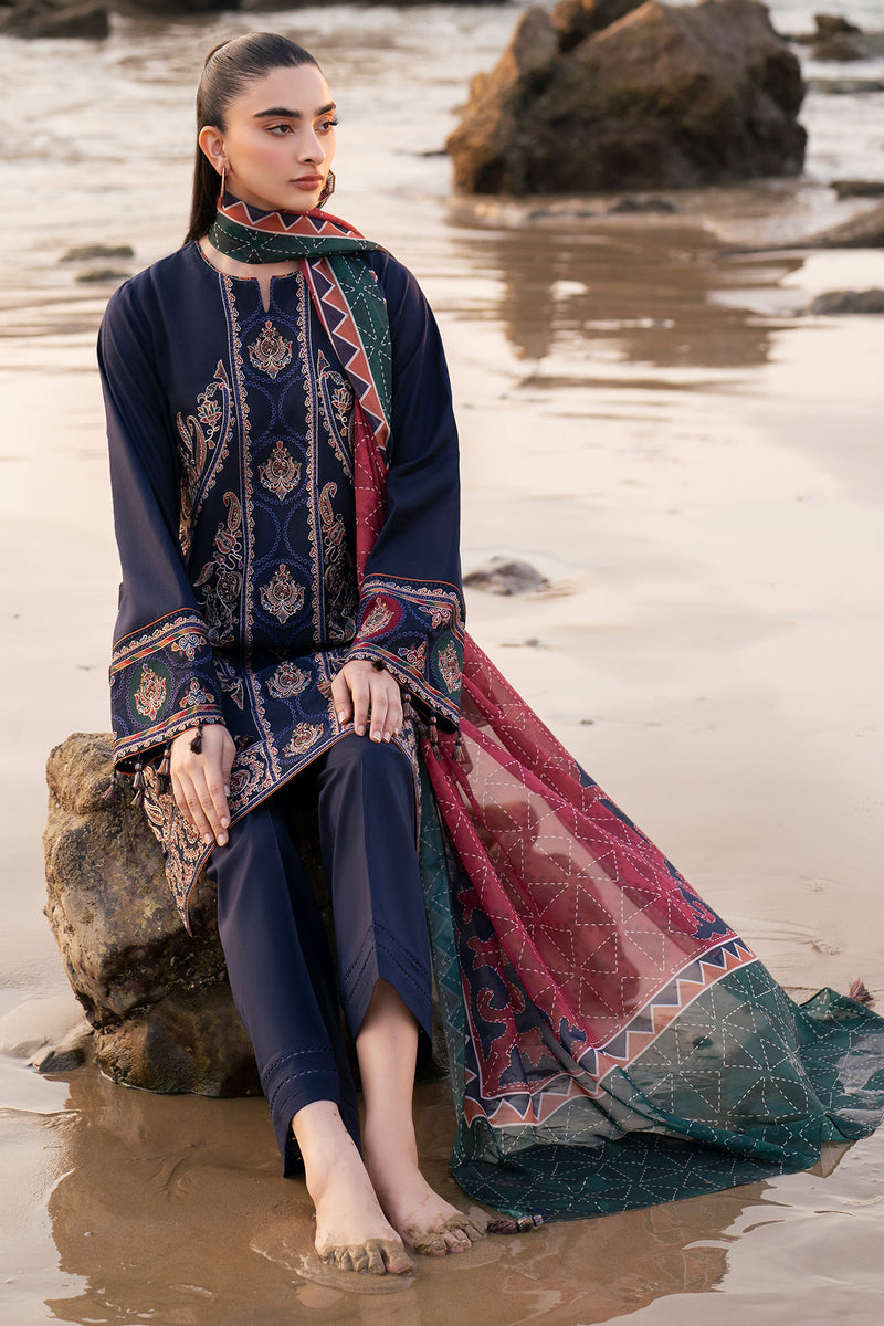 Jazmin | Summer Lawn 25 | USE-9169 XL Deep Blue Lawn