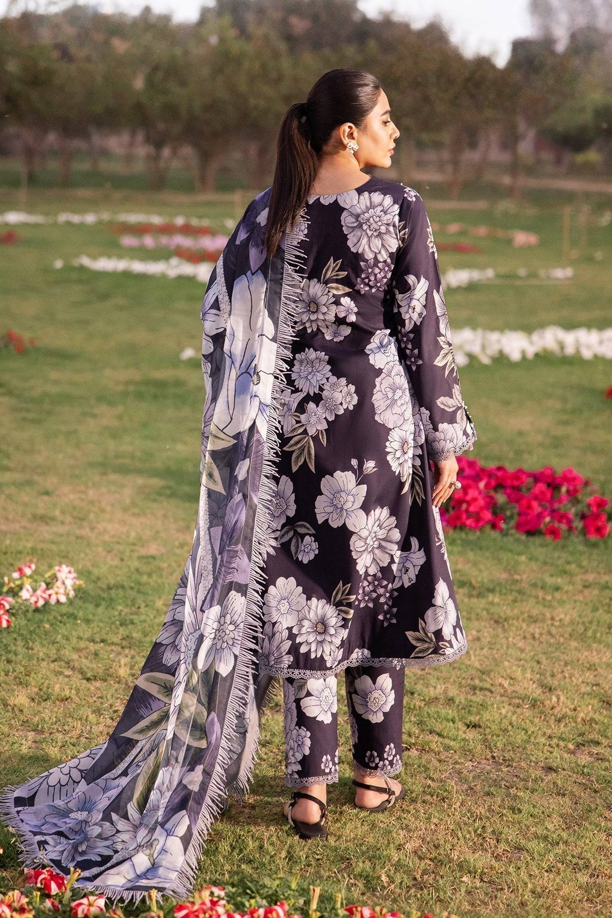 Alizeh | Sheen Lawn Prints 24 | CALLA - Pakistani Designer Dress - by Alizeh | Type: Casuals - 100% Original at Saira Sultan