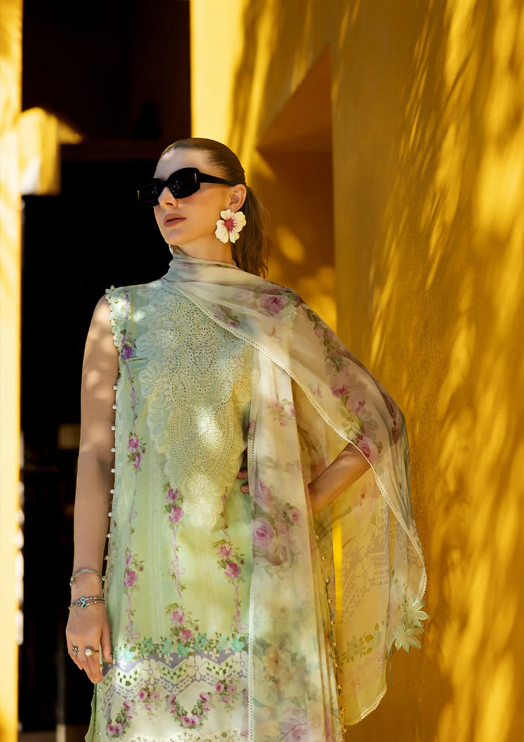 Elaf Premium | Signature 25 | ETS-01A ARIA L Pastel Mint Lawn