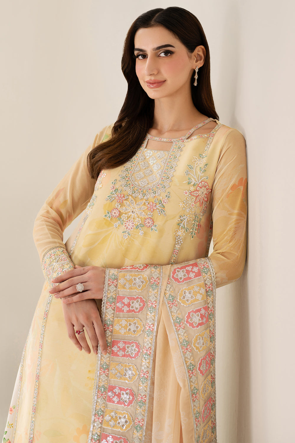 Farasha | Fiorella Formals | Floral Ray - Pakistani Designer Dress - by Farasha - Type : Ladies Clothes - 100% Original at Saira Sultan