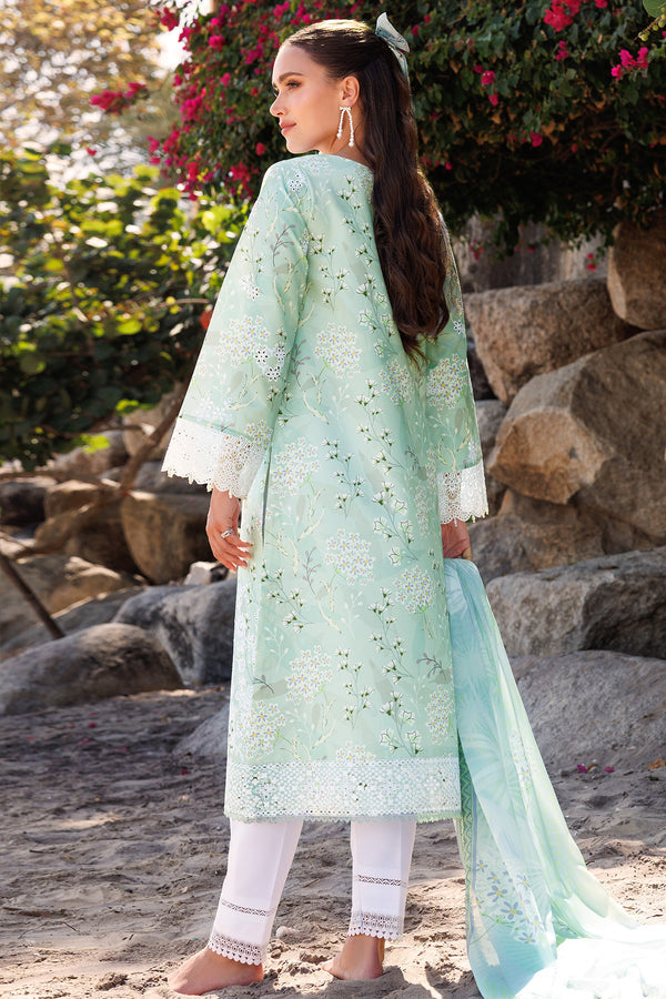 Farasha | Printed Essentials | Tulip Glow S Mint Green Lawn