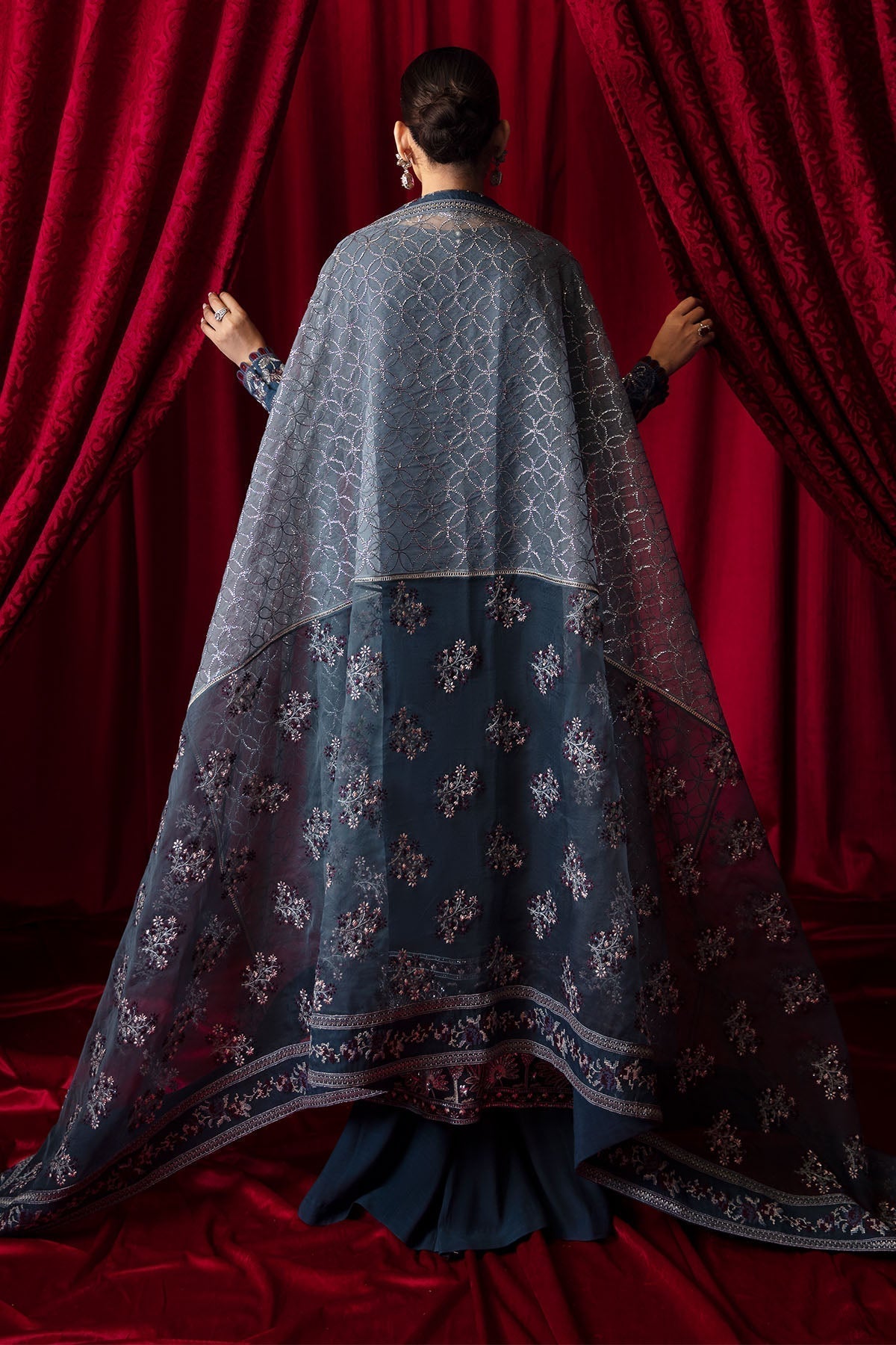 Nureh | Elanora Formal 24 | NEL-52-Cielle - Pakistani Designer Dress - by Nureh | Type: Clothing - 100% Original at Saira Sultan