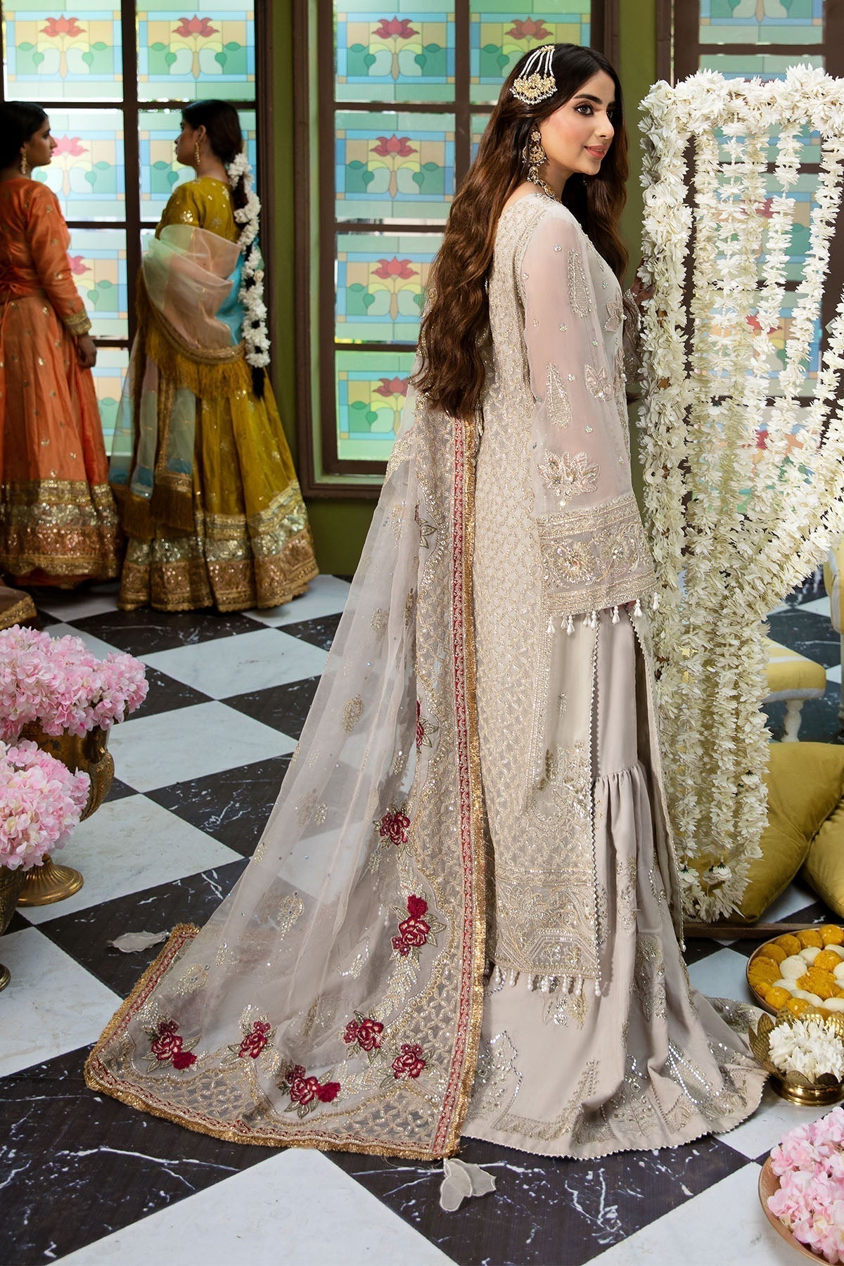 Nureh | Jhoomro Wedding Formals | NL-51 - FASANA - Pakistani Designer Dress - by Nureh | Type: Bridal - 100% Original at Saira Sultan