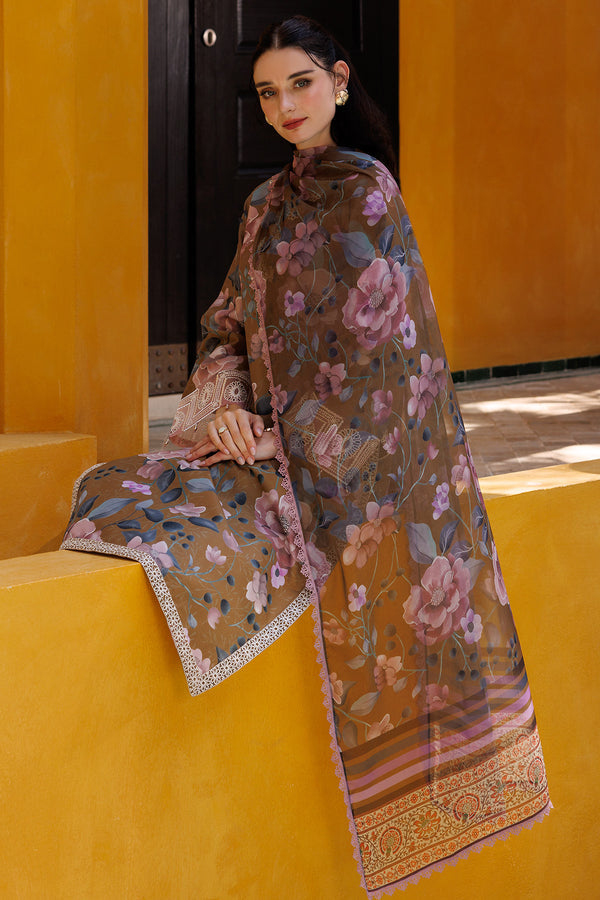 Farasha | Printed Essentials | Fawn Bliss XL Brown Lawn