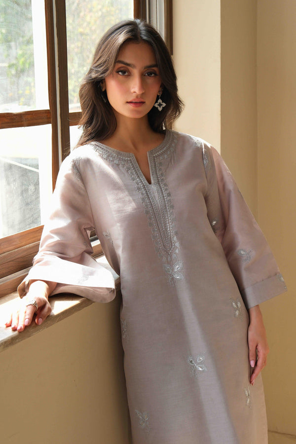 Noor by Saadia Asad | Noor Pret 25 | D3 - Neutral Noir - Pakistani Designer Dress - by Noor by Saadia Asad - Type : Ladies Clothes - 100% Original at Saira Sultan