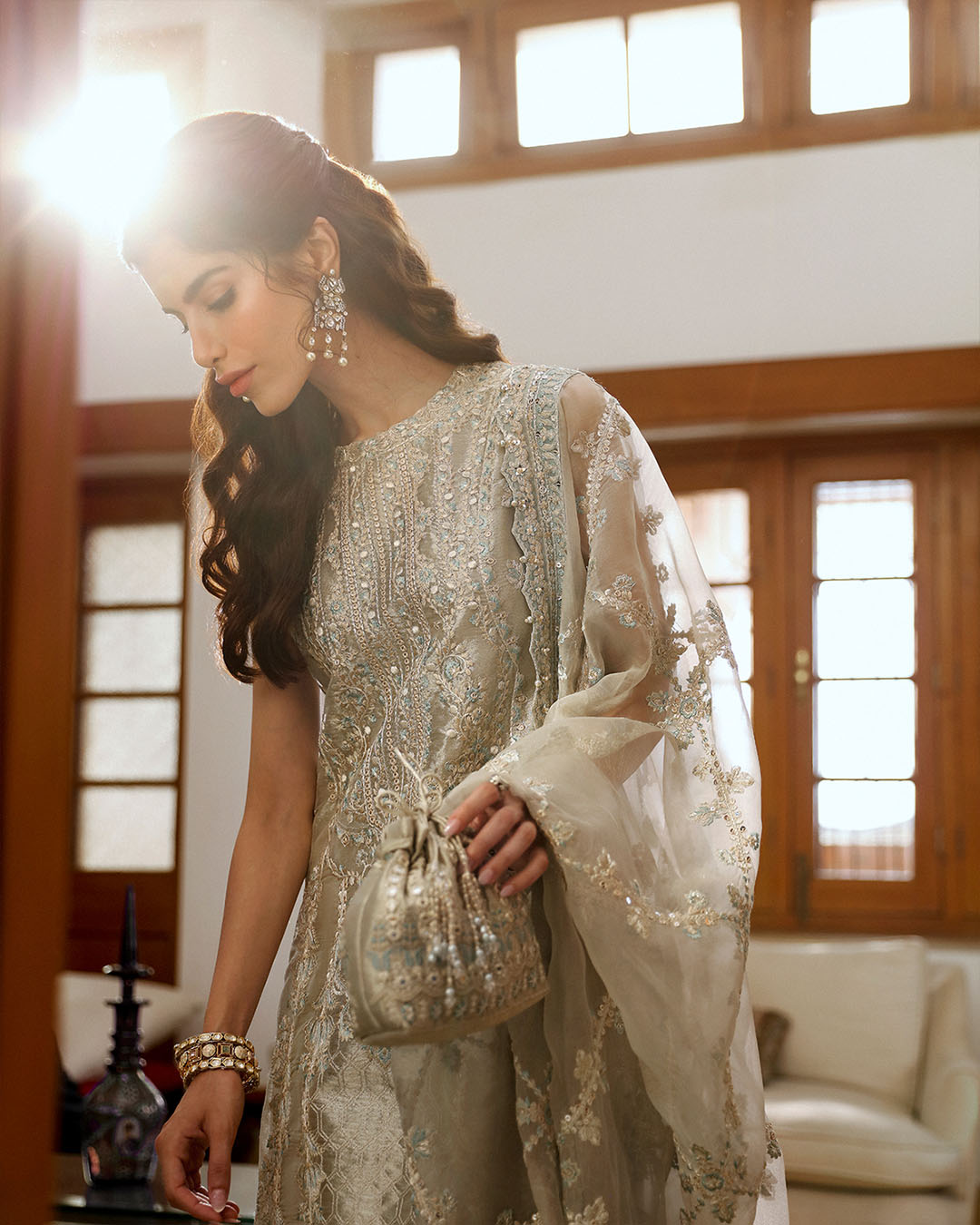 Faiza Saqlain | Mehermah Luxe Formals | Damaris - Pakistani Designer Dress - by Faiza Saqlain | Type: Formal - 100% Original at Saira Sultan
