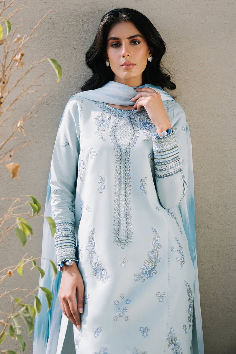 Jazmin | Summer Lawn 25 | USE-9146 L Ice Blue Lawn