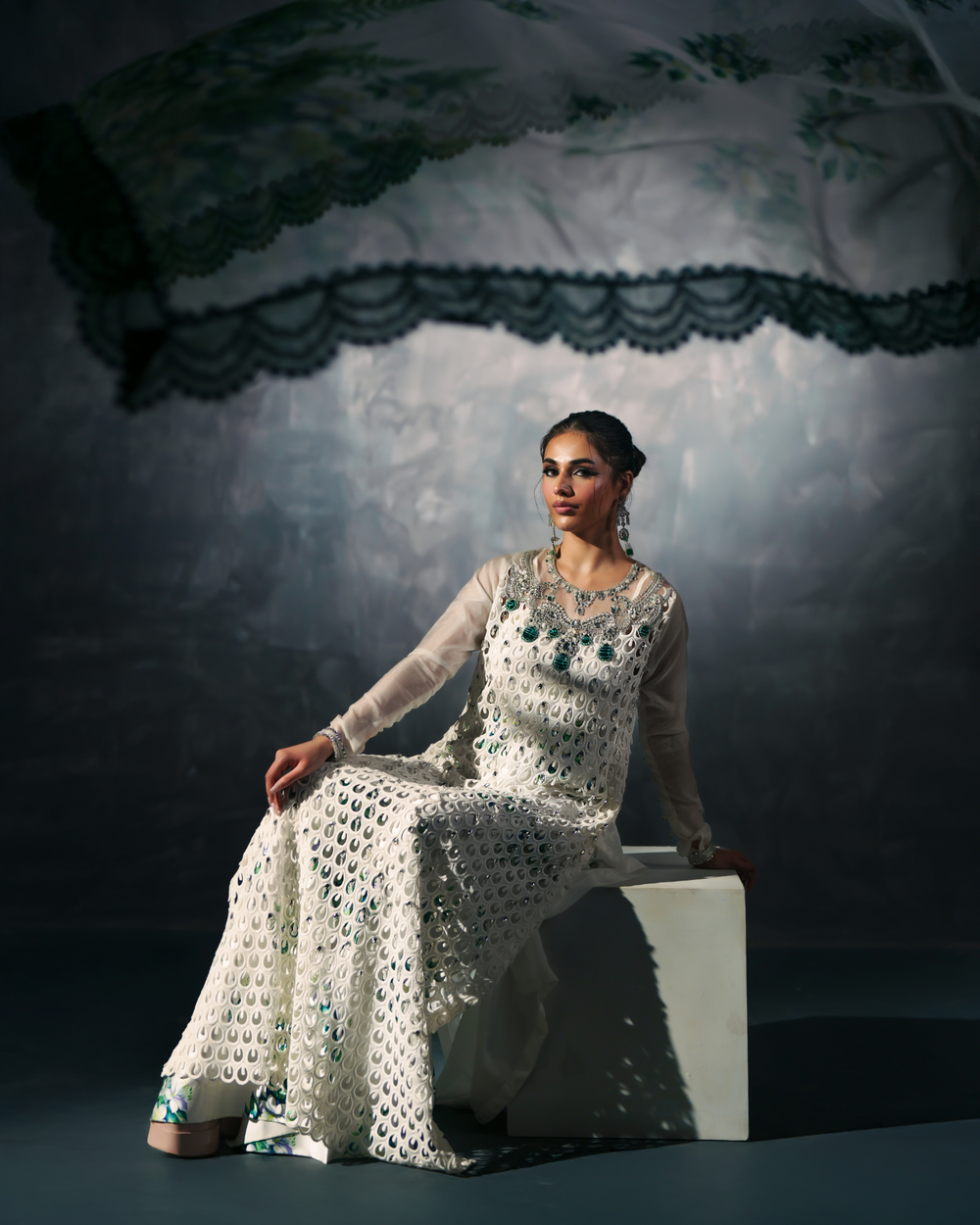 Vasal | Zyra Luxe Pret 26 | Emerald Whisper - Pakistani Designer Dress - by Vasal - Type : Ladies Clothes - 100% Original at Saira Sultan