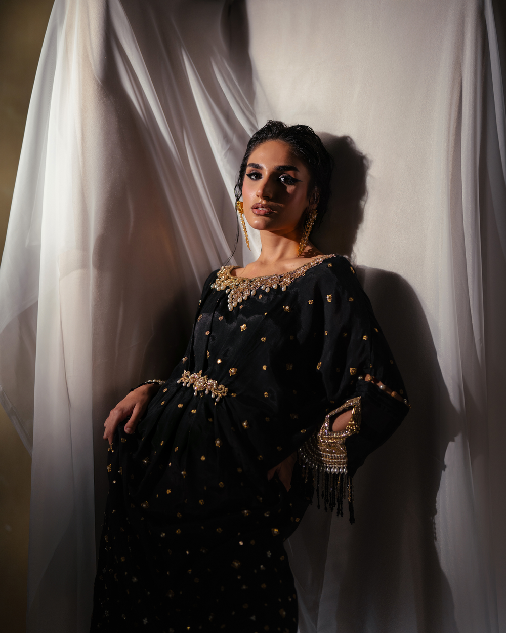 Vasal | Zyra Luxe Pret 26 | Black Orchid - Pakistani Designer Dress - by Vasal - Type : Ladies Clothes - 100% Original at Saira Sultan